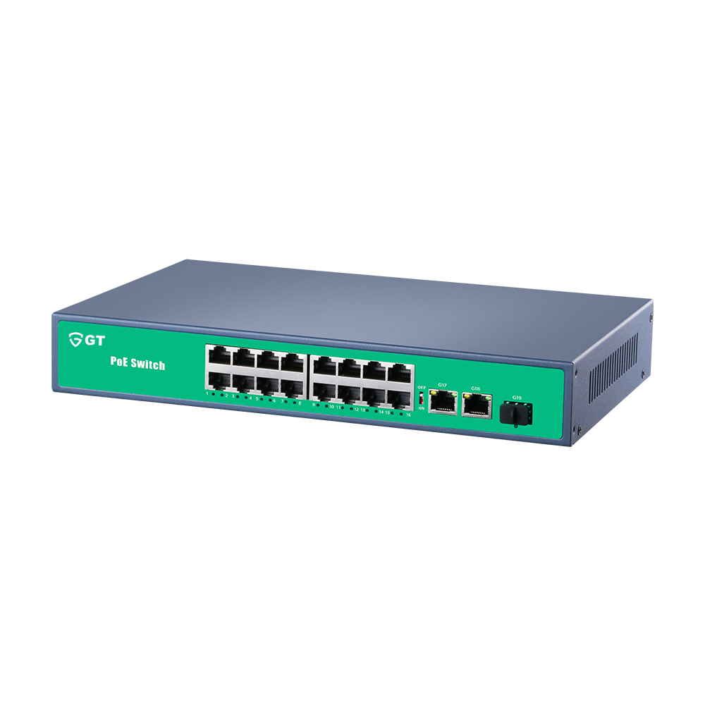 SW-0001 Switch PoE 16 Ports – مفتاح الشبكة 16 منفذ PoE